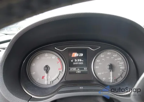 2015 Audi S3 2.0T Premium Plus z USA, uszkodzony, nr VIN WAUBFGFF0F1094814